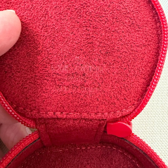 Louis Vuitton Red Epi Leather Jewelry Case (Used) - Picture 6 of 6